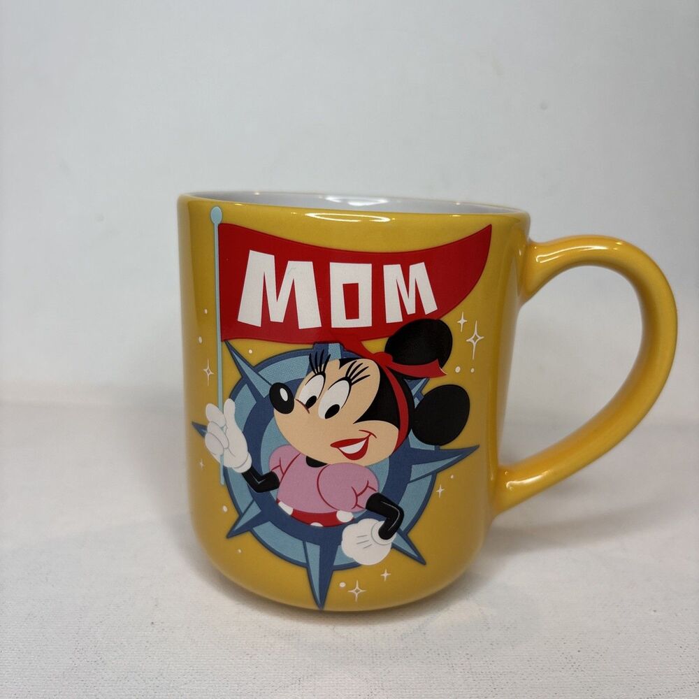 EUC Disney Parks Exclusive Disneyland Resorts Mug Cup  MOM Great Gift Yellow